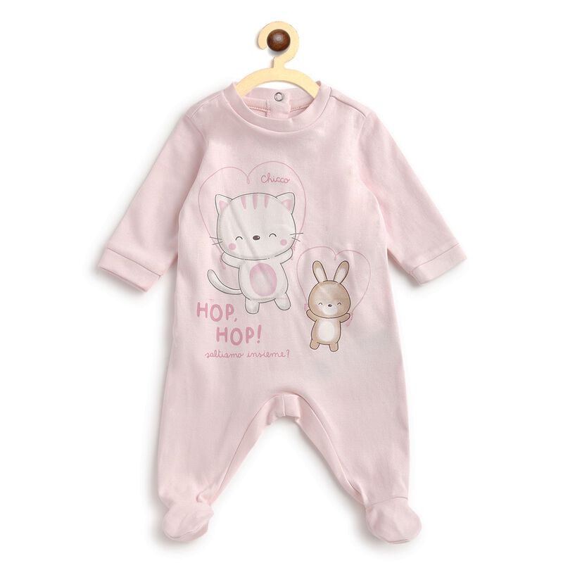 Knitted Babysuit-Back Opening image number null